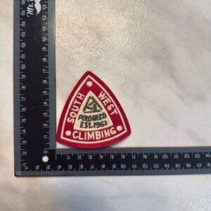 Polo by Ralph Lauren Red and Cream South West Climbing Patch